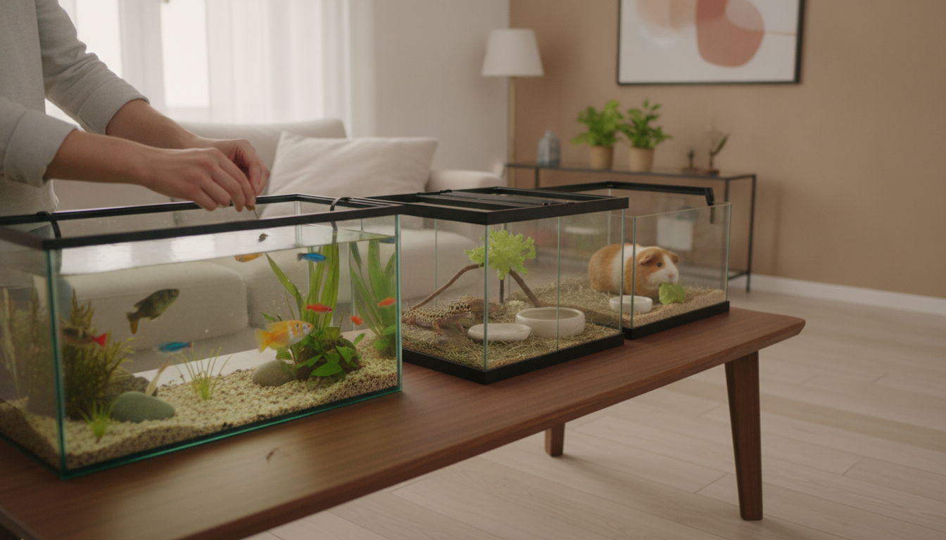 Easiest Pets to Handle: Fish, Geckos, Guinea Pigs